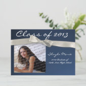 卒業リボン 招待状 (スタンド正面)