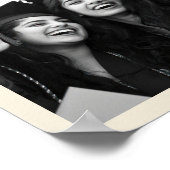 卒業レトロリボン2025年のクラスSCHOOL写真 ポスター (角)