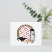 卒業ロボットのフォトフレーム 案内ポストカード (スタンド正面)