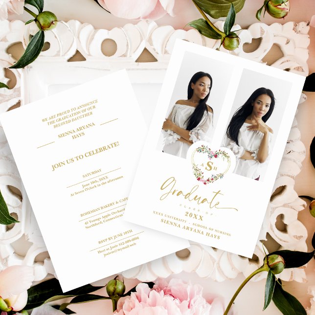 卒業ロマンファンシーティックフローラハート2枚の写真 (クリエイターアップロード済み)