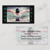 卒業交換ラベルサンプル コーリングカード (正面/裏面)