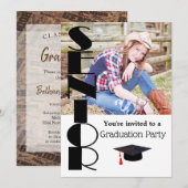 卒業会 招待状 (正面/裏面)