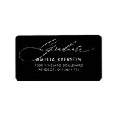 卒業住所 シール (正面)