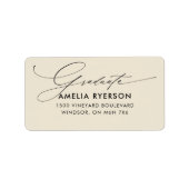 卒業住所 シール (正面)