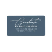 卒業住所 シール (正面)