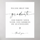 卒業住所（封筒） ポスター (正面)