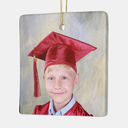 卒業何年にもわたって セラミックオーナメント (左)