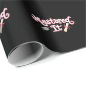 卒業修士号を取得 ラッピングペーパー (ロールコーナー)