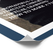 卒業偽クール雑誌カバーフォトブルー ポスター (角)