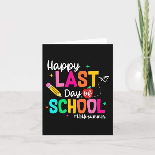 卒業先生生 カード (正面)