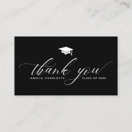 卒業党予算モダンサンキューカード エンクロージャーカード