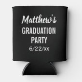 卒業党優遇モダンタイポグラフィ 缶クーラー (正面)