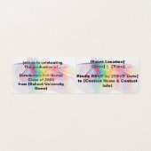 卒業党招待状 名刺 (内部フラット)