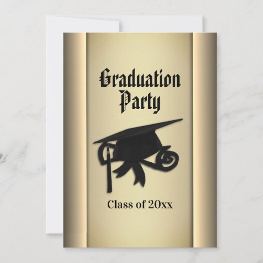 卒業党招待状 招待状 (正面)