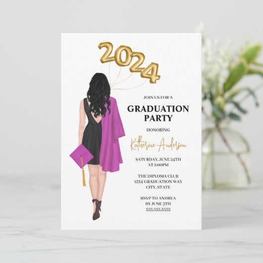 卒業党招待状 招待状 (スタンド正面)