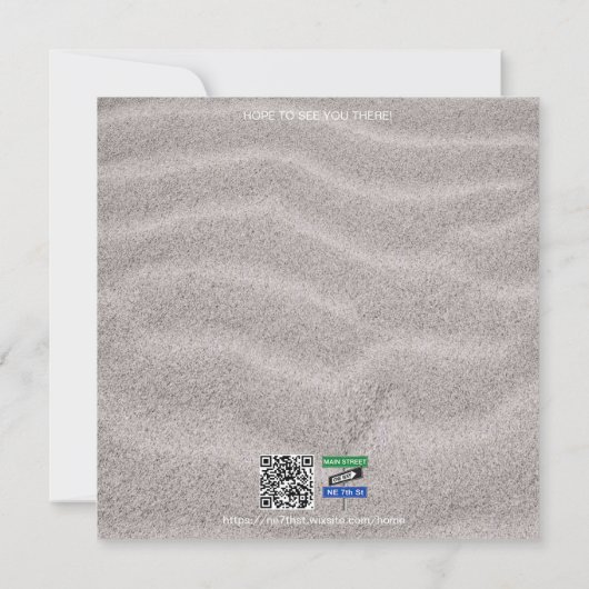 卒業党招待状 招待状 (裏面)