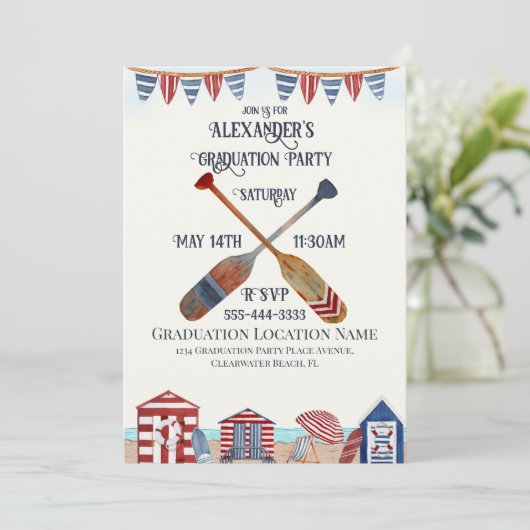 卒業党招待状 招待状 (スタンド正面)