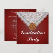 卒業党招待状 招待状 (正面/裏面)