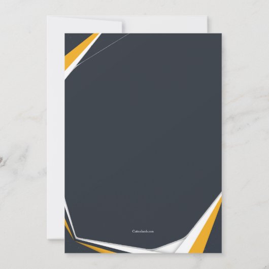 卒業党招待状 招待状 (裏面)