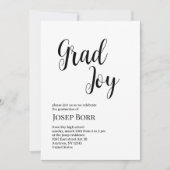 卒業党招待状 招待状 (正面)