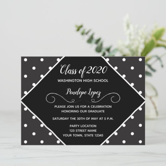 卒業党招待状 招待状 (スタンド正面)