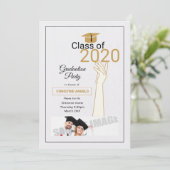 卒業党招待状 招待状 (スタンド正面)