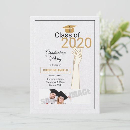 卒業党招待状 招待状 (スタンド正面)