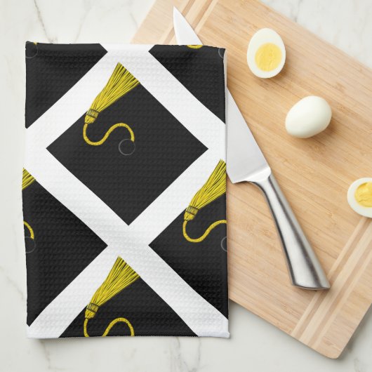 卒業党 キッチンタオル (四つ折り)