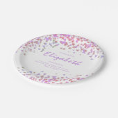 卒業党「クラス·オブ·」名前をカスタムする ペーパープレート (アングル)