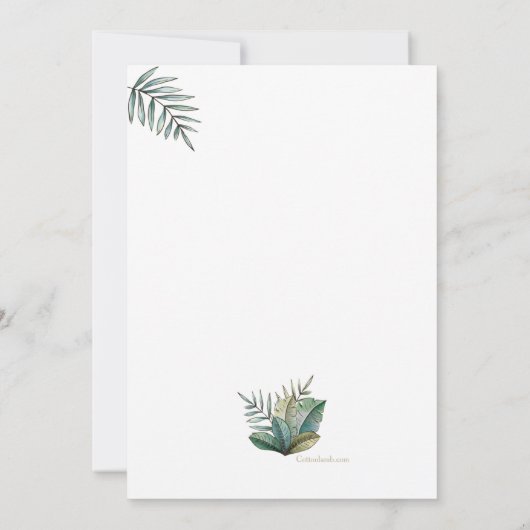 卒業党 招待状 (裏面)