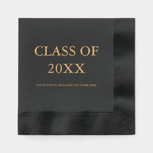 卒業党 箔ナプキン (正面)