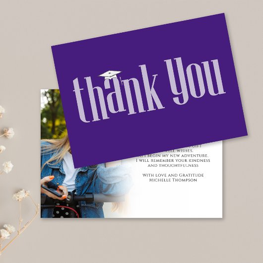 卒業写真ありがとうごカスタムろ サンキューカード