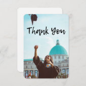 卒業写真ありがとう サンキューカード (正面/裏面)