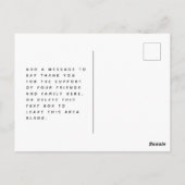 卒業写真ありがとう ポストカード (裏面)