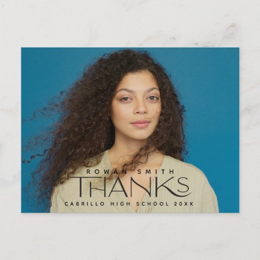 卒業写真ありがとう ポストカード (正面)