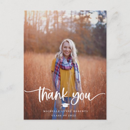 卒業写真ありがとう ポストカード (正面)
