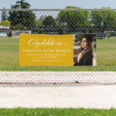 卒業写真おめでとう 横断幕 (インサイチュ)