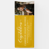 卒業写真おめでとう 横断幕 (縦)