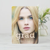 卒業写真のお知らせ 招待状 (スタンド正面)