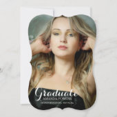 卒業写真のお知らせ 案内状 (正面)