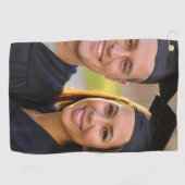 卒業写真のカスタマイズ追加 ゴルフタオル (横)