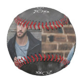 卒業写真のクパーソナライズされたラス 野球ボール (正面)