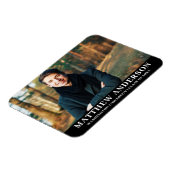 卒業写真の卒業発表 マグネット (左側)