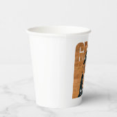 卒業写真の卒業白番 紙コップ (右)