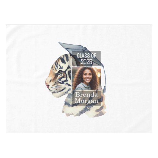 卒業写真の名前 テーブルクロス (正面(横))