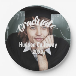 卒業写真の名前（大学院年） ペーパープレート