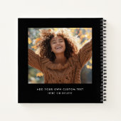 卒業写真の大学院名の年のゲストブック ノートブック (裏面)