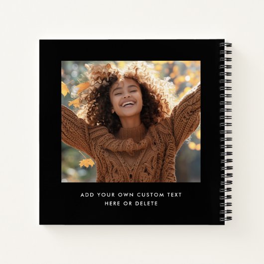 卒業写真の大学院名の年のゲストブック ノートブック (裏面)