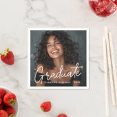 卒業写真の大学院名 スタンダードカクテルナプキン (インサイチュ)