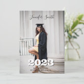 卒業写真の招待状 招待状 (スタンド正面)